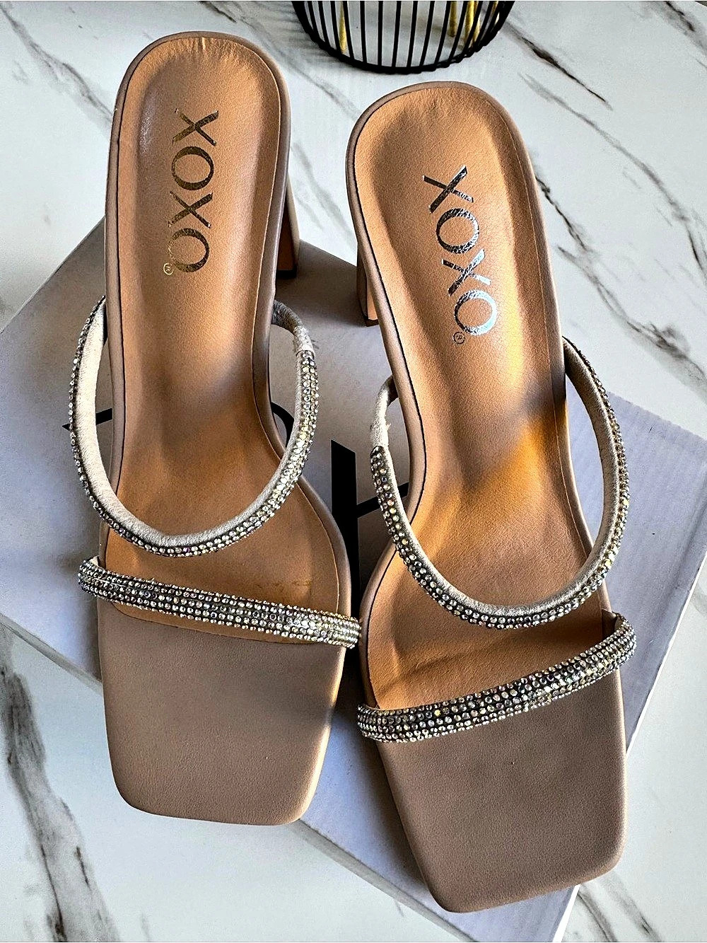 XOXO Rhinestone Heels - Picture 7 of 16